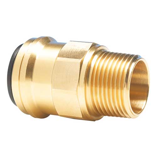 brass 15mm stem adaptor